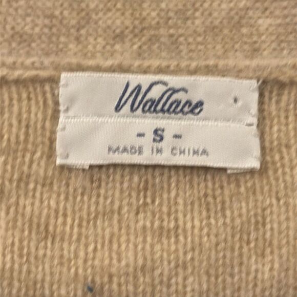 Madewell Wallace Momento Fringe Cardigan Merino Wool Sweater Womans Small Aztec - Picture 8 of 11